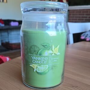 Yankee Candle Vanilla Lime Scented Jar